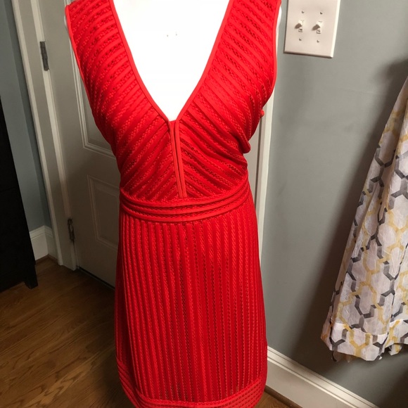 Orange-red J. Crew midi dress. Sz 16. NWT! - Picture 2 of 4